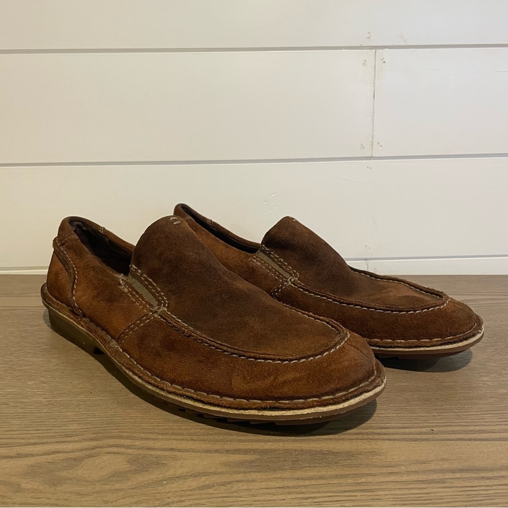 CLARKS BROWN MENS DRESS SHOES